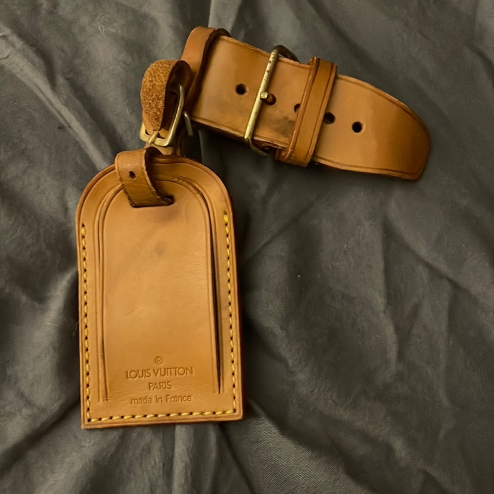 Louis Vuitton luggage tag